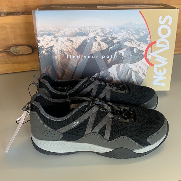nevados Other - NIB Mens Nevados Brandon Athletic Hiking Trail Shoes Black Grey